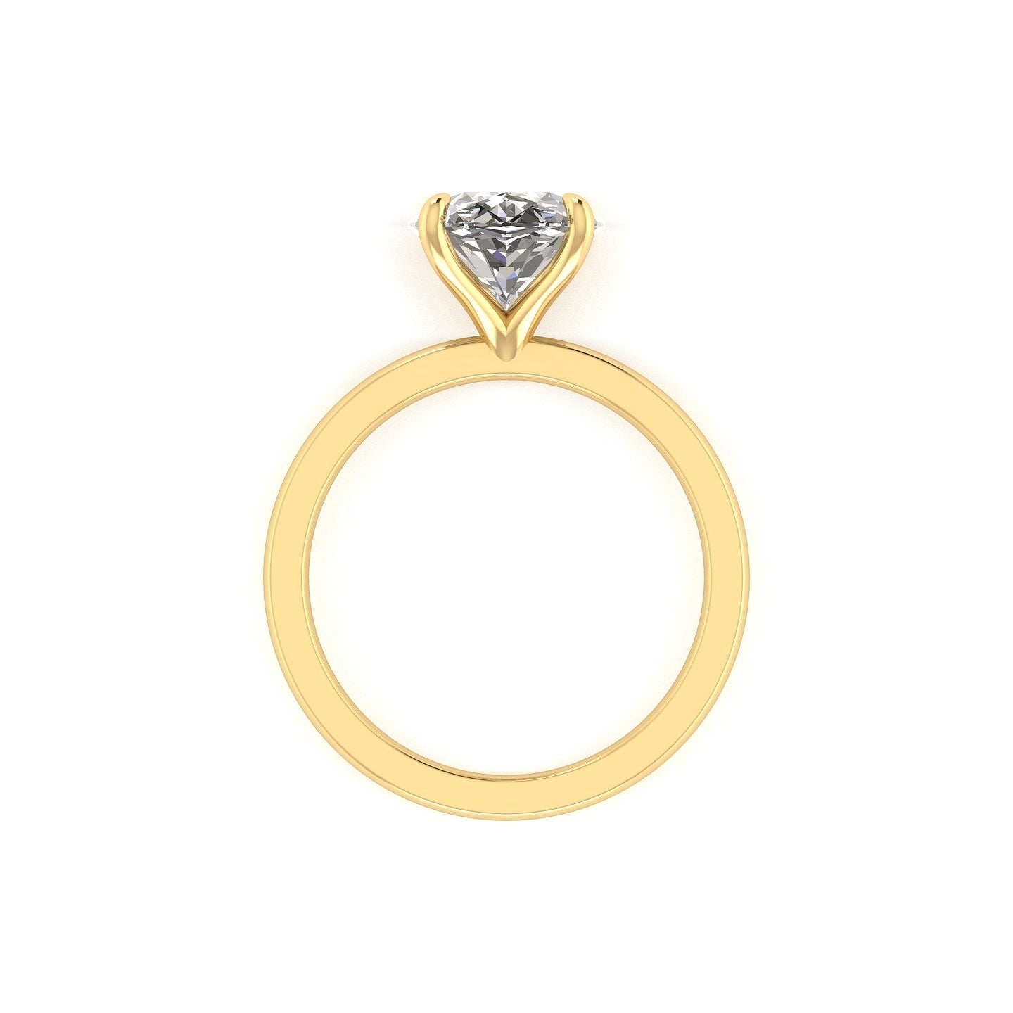 Classic Oval Solitaire Engagement Ring