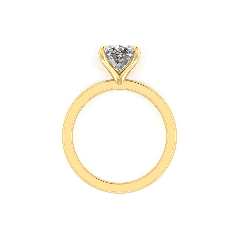 Classic Oval Solitaire Engagement Ring