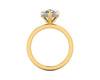 Classic Pear Gallery Engagement Ring