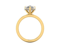 Classic Pear Gallery Engagement Ring