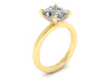 Classic Cushion Gallery Engagement Ring