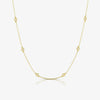 Diamond by the Yard Necklace – 1.00 ct. Lab-Grown Diamonds in 14k Yellow Gold