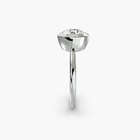 Round Diamond Bezel Set Solitaire Ring