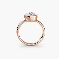 Round Diamond Bezel Set Solitaire Ring