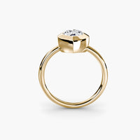 Marquise Diamond Bezel Set Solitaire Ring