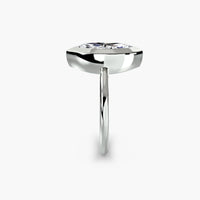 Marquise Diamond Bezel Set Solitaire Ring