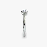 Classic Cushion Cathedral Engagement Ring