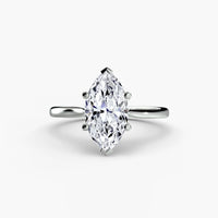 Classic Emerald Cathedral Engagement Ring
