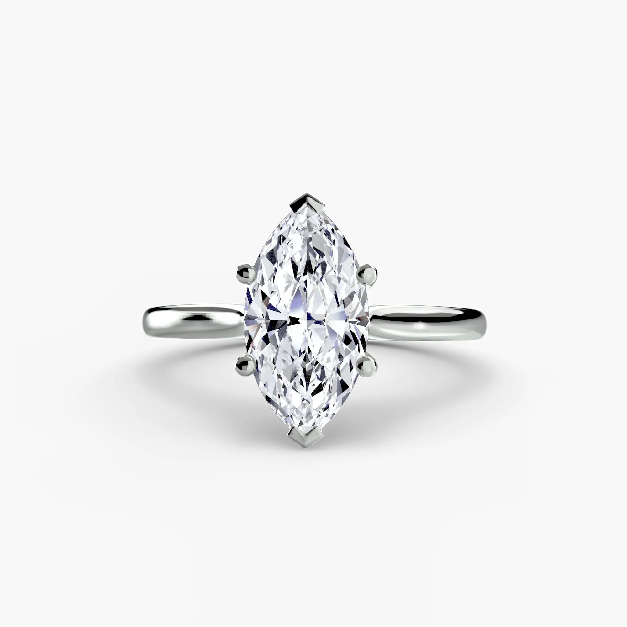 Classic Emerald Cathedral Engagement Ring