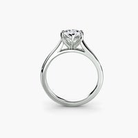 Classic Emerald Cathedral Engagement Ring