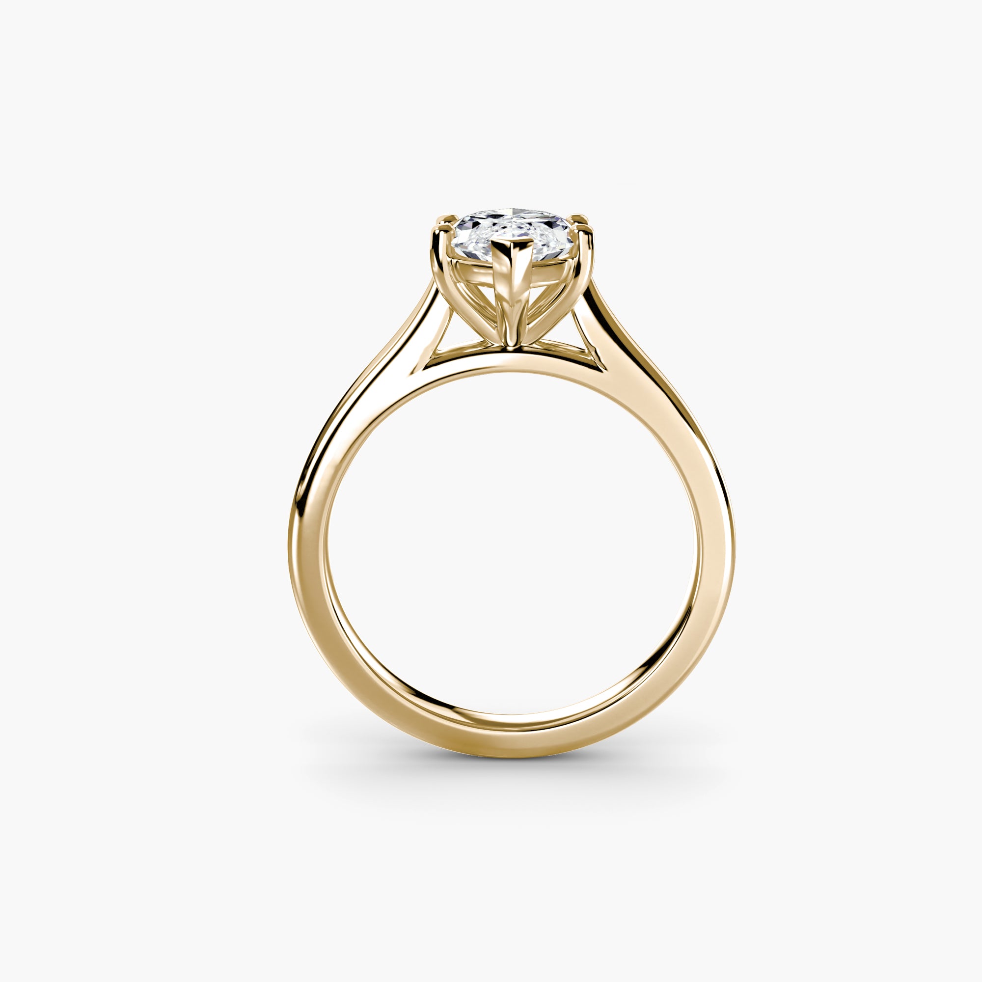 Classic Emerald Cathedral Engagement Ring