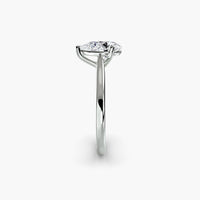 Classic Pear Cathedral Engagement Ring