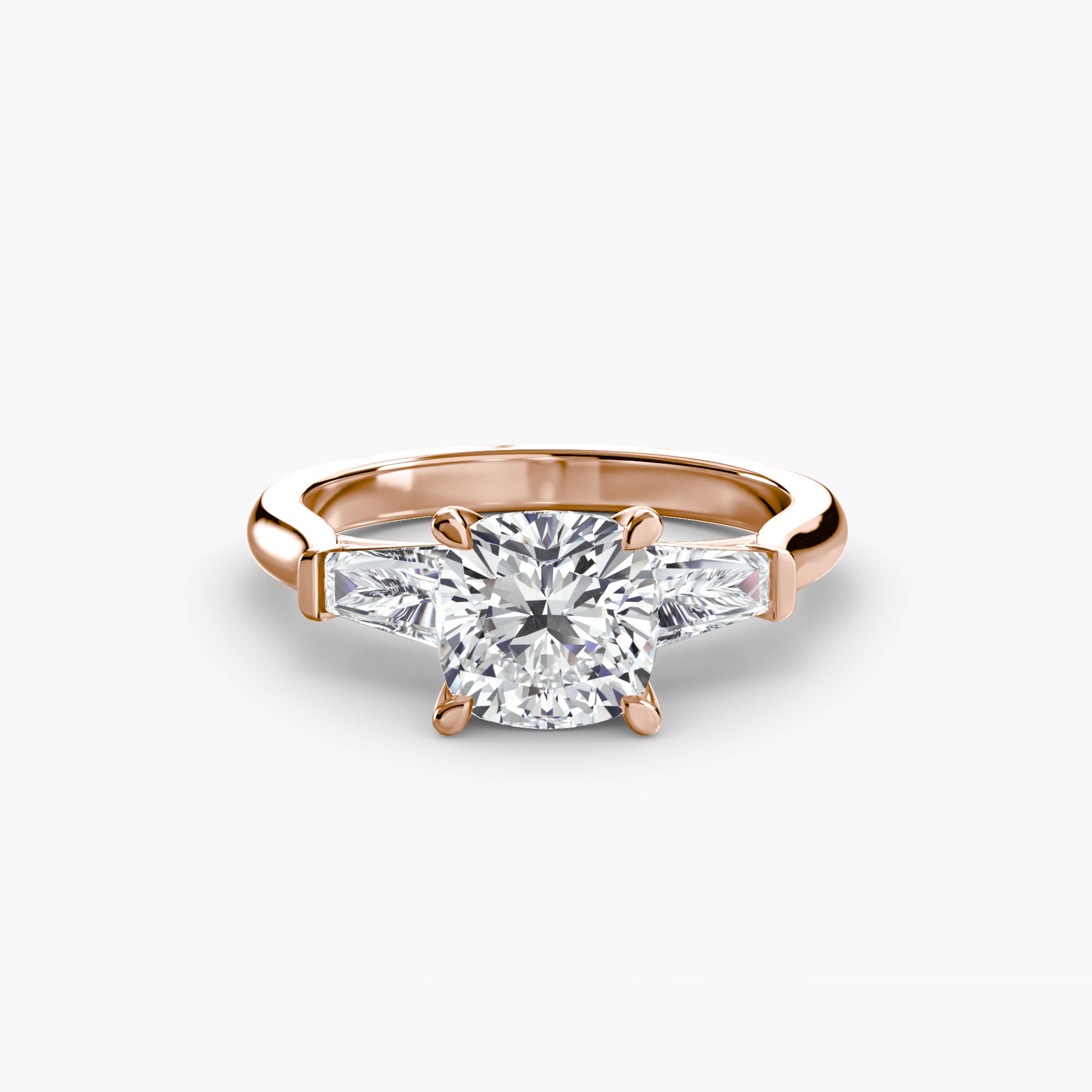 Three Stone Tapered Baguette Ring