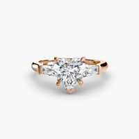 Three Stone Tapered Baguette Ring