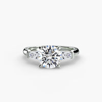 Three Stone Tapered Baguette Ring