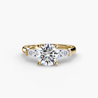 Three Stone Tapered Baguette Ring