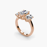 Trilogy Oval Solitaire Ring