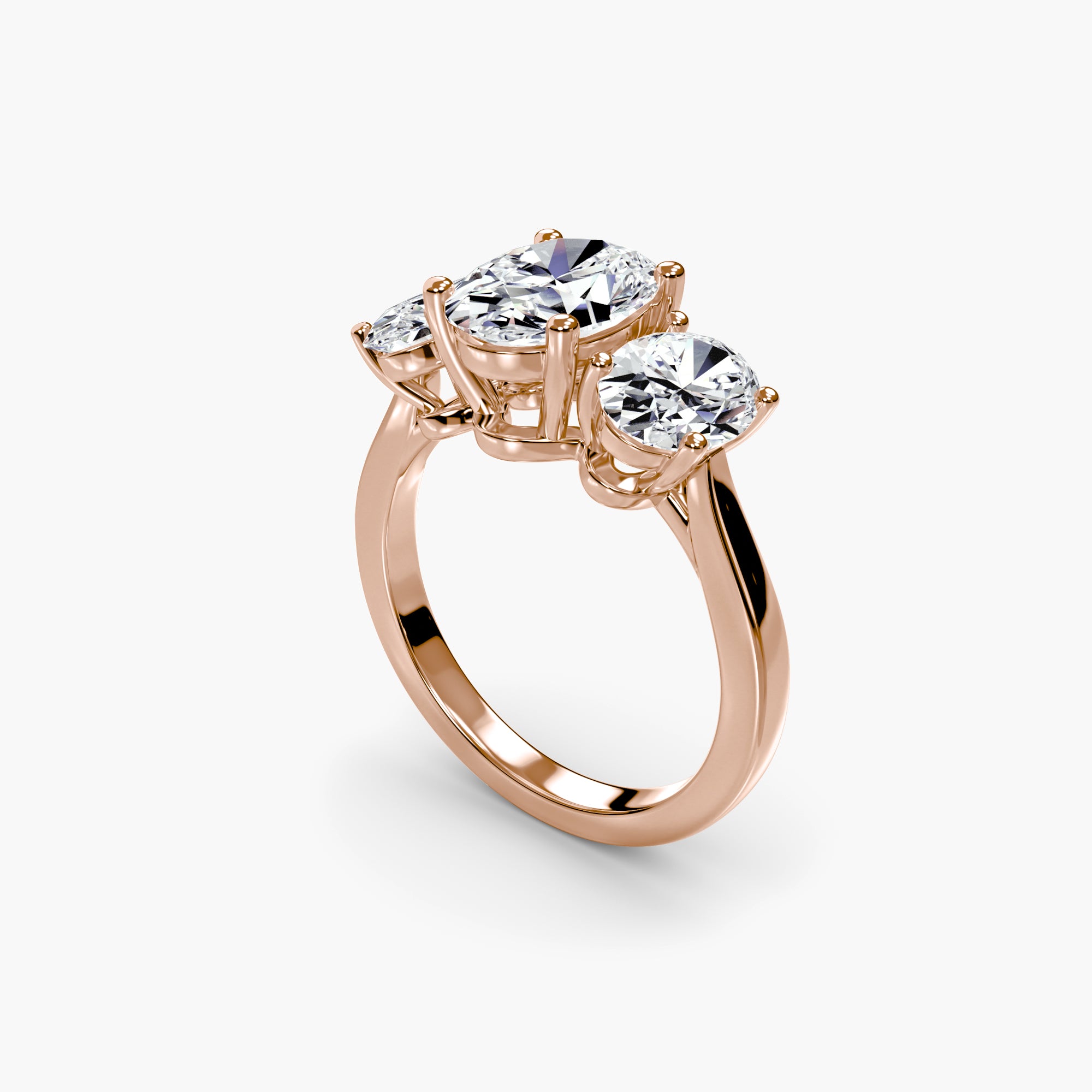 Trilogy Oval Solitaire Ring