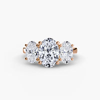 Trilogy Oval Solitaire Ring