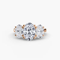 Trilogy Oval Solitaire Ring