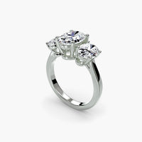Trilogy Oval Solitaire Ring