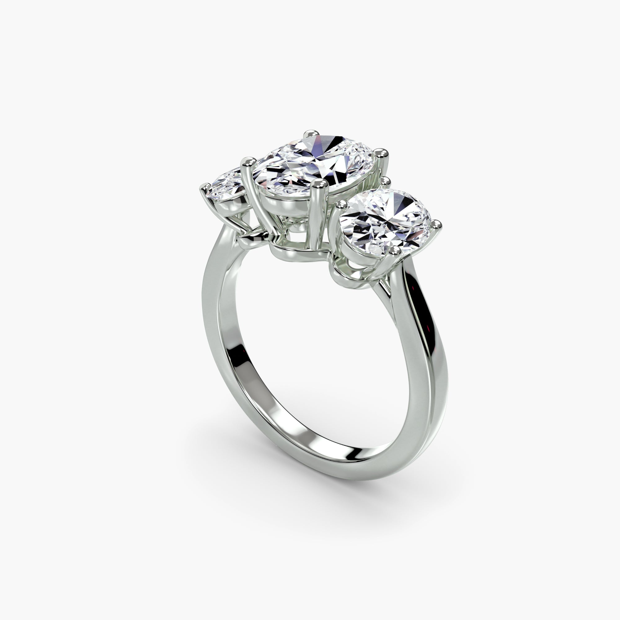 Trilogy Oval Solitaire Ring