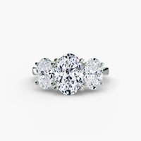 Trilogy Oval Solitaire Ring