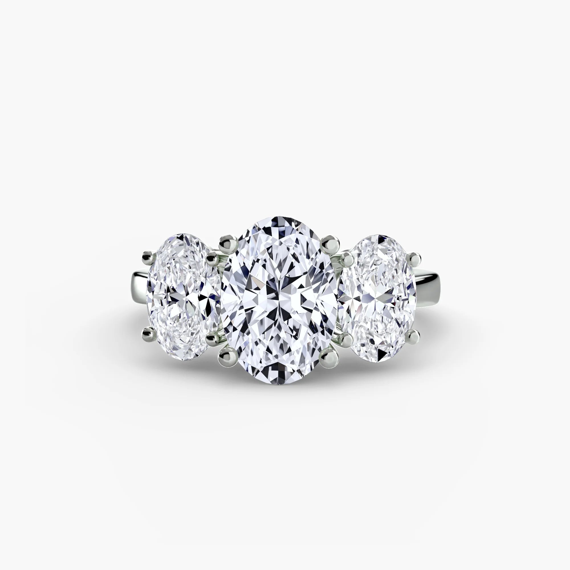 Trilogy Oval Solitaire Ring