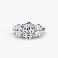 Trilogy Oval Solitaire Ring