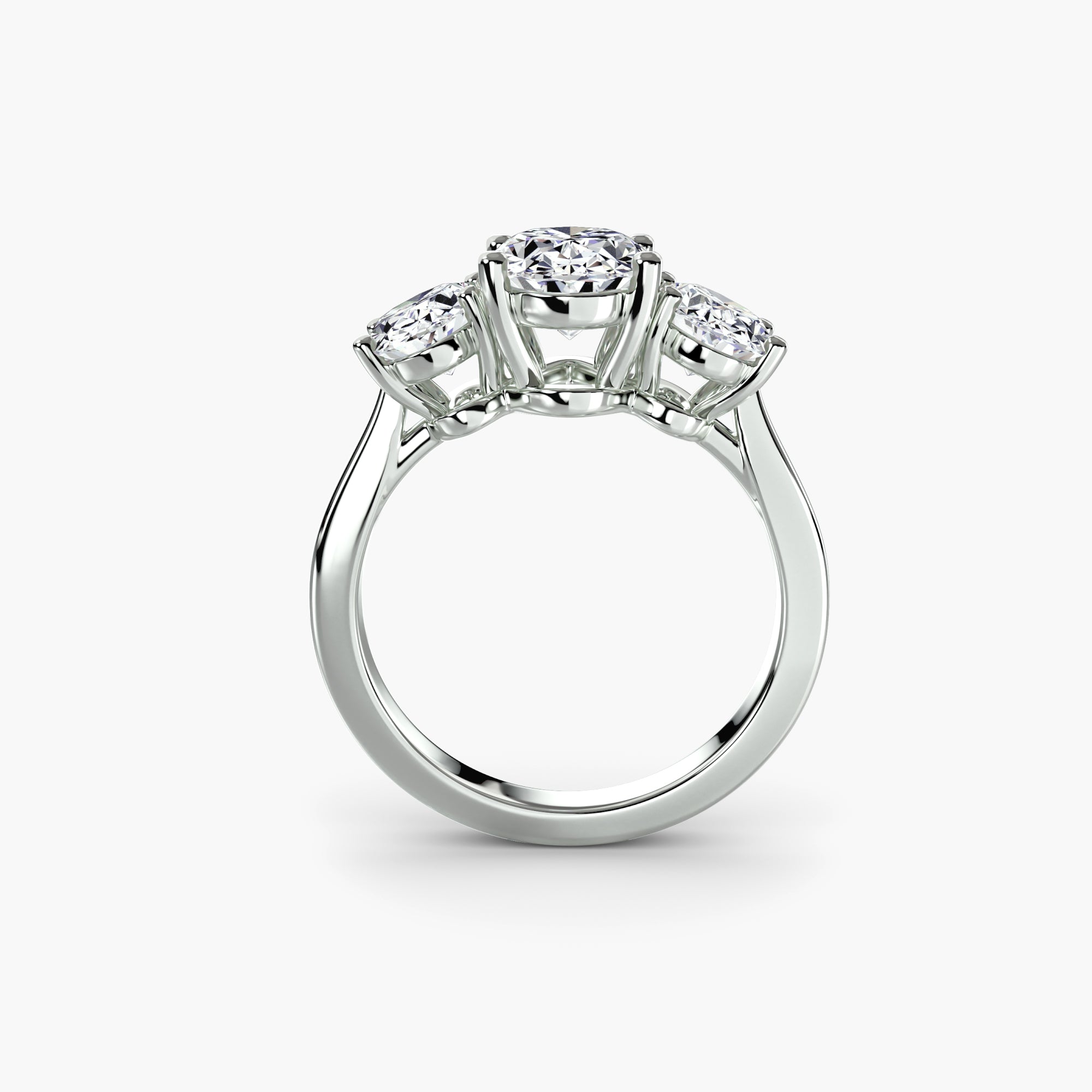 Trilogy Oval Solitaire Ring
