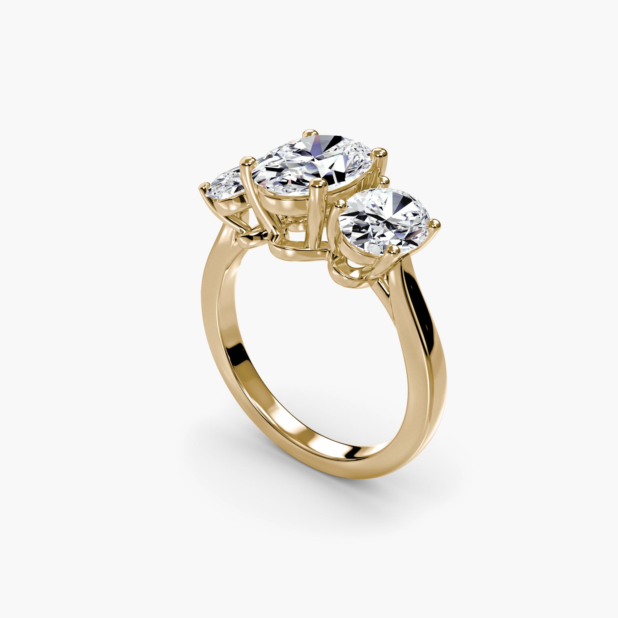 Trilogy Oval Solitaire Ring