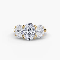 Trilogy Oval Solitaire Ring