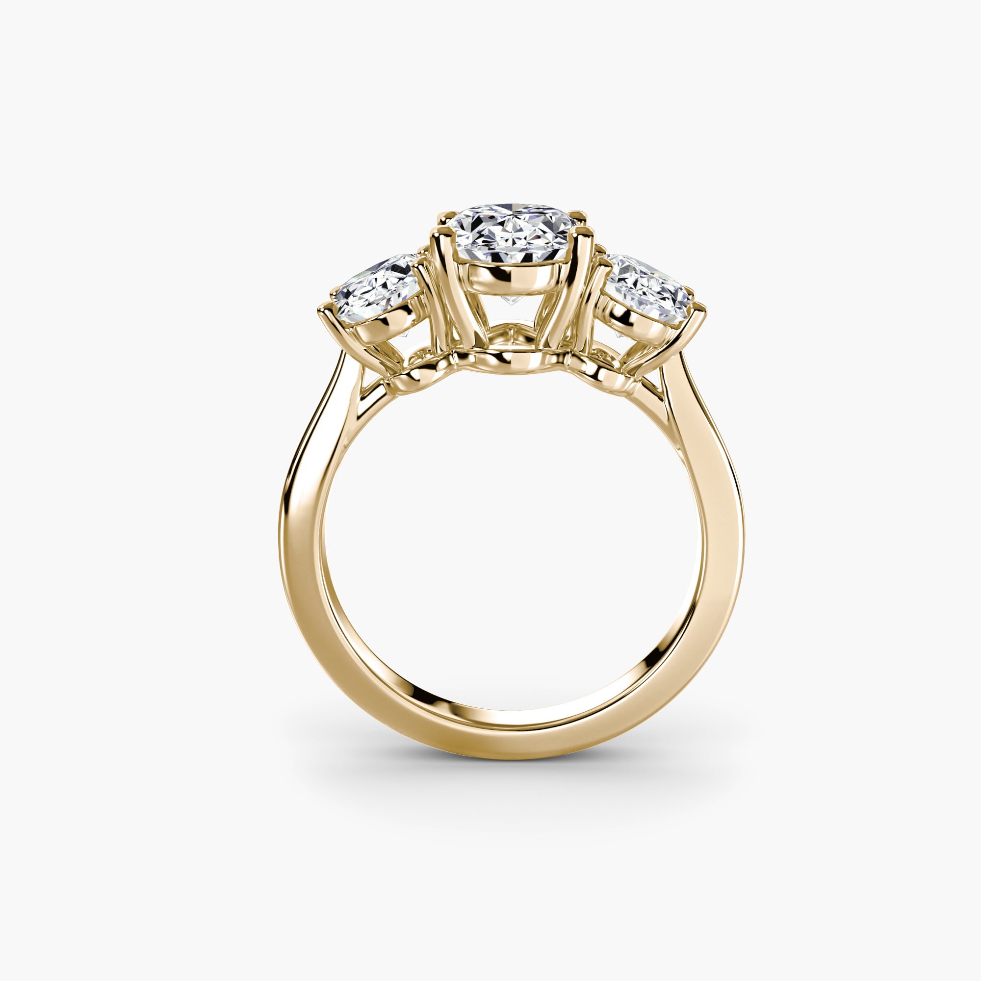 Trilogy Oval Solitaire Ring