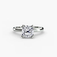Heart Prong Solitaire Engagement Ring