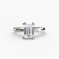Heart Prong Solitaire Engagement Ring
