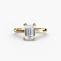 Heart Prong Solitaire Engagement Ring