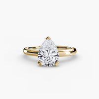 Heart Prong Solitaire Engagement Ring