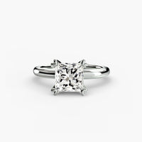 Heart Prong Solitaire Engagement Ring