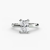 Heart Prong Solitaire Engagement Ring