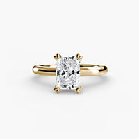 Heart Prong Solitaire Engagement Ring