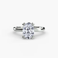 Heart Prong Solitaire Engagement Ring
