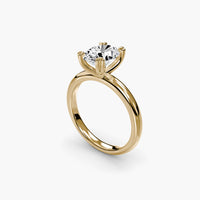 Heart Prong Oval Solitaire Engagement Ring