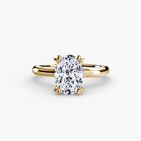 Heart Prong Solitaire Engagement Ring