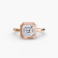Diamond Bezel Set Solitaire Ring