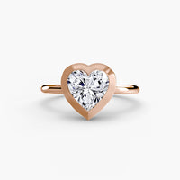 Diamond Bezel Set Solitaire Ring