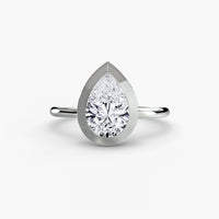 Diamond Bezel Set Solitaire Ring
