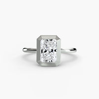 Diamond Bezel Set Solitaire Ring