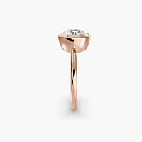 Round Diamond Bezel Set Solitaire Ring