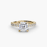 Solitaire with Pavé 6