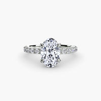 Solitaire with Pavé 6